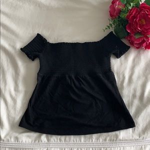 Victoria’s Secret black off the shoulder top - XS
